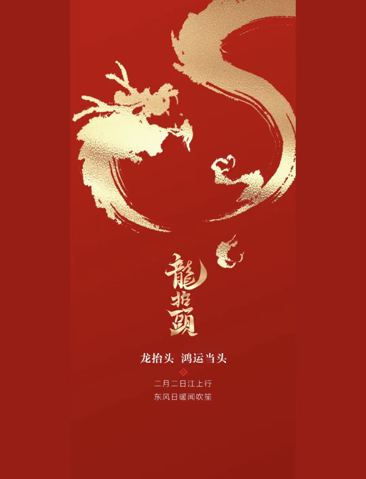二月二，龍?zhí)ь^，如果努力有姿態(tài)，那一定是昂首。